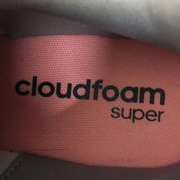 Adidas Women’s Puremotion Cloud Foam Gray & Pink Super Sneakers Size 8 Like-NEW - Picture 8 of 12